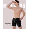 imageMolasus Mens Boxer Briefs Soft Cotton Open Fly Tagless UnderwearBlackpack of 5