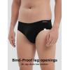imageMolasus Mens Breathable Cotton Briefs Underwear No Fly Covered Waistband UnderpantsS3XLBlackpack of 4