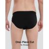 imageMolasus Mens Breathable Cotton Briefs Underwear No Fly Covered Waistband UnderpantsS3XLBlackpack of 4