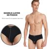 imageMolasus Mens Underwear Soft Modal Microfiber Briefs No Fly Silky Bikini Underpants MultipackMulticolored4 Pack