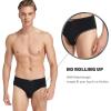imageMolasus Mens Underwear Soft Modal Microfiber Briefs No Fly Silky Bikini Underpants MultipackMulticolored4 Pack