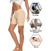 imageMolasus Womens Cotton Boxer Shorts Underwear Anti Chafing Bike ShortsRegular ampamp Plus SizeBeige4pack