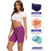imageMolasus Womens Cotton Boxer Shorts Underwear Anti Chafing Bike ShortsRegular ampamp Plus SizeMulticolor4pack03