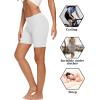 imageMolasus Womens Cotton Boxer Shorts Underwear Anti Chafing Bike ShortsRegular ampamp Plus SizeWhite4pack