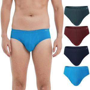 imageMolasus Mens Breathable Cotton Briefs Underwear No Fly Covered Waistband UnderpantsS3XLMulticolorpack of 4