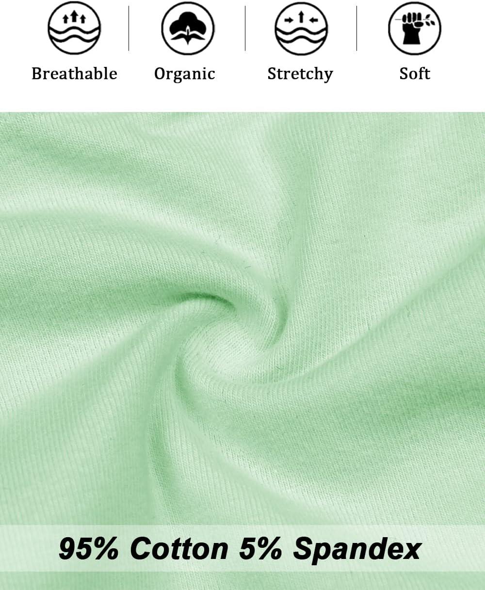 imageMolasus Womens Cotton Underwear High Waisted Full Coverage Ladies Panties Regular ampamp Plus SizeMulticolor5packa5