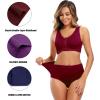 imageMolasus Womens Cotton Underwear High Waisted Full Coverage Ladies Panties Regular ampamp Plus SizeMulticolor5packa1