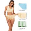 imageMolasus Womens Cotton Underwear High Waisted Full Coverage Ladies Panties Regular ampamp Plus SizeMulticolor5packa5