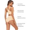 imageMolasus Womens Cotton Underwear High Waisted Full Coverage Ladies Panties Regular ampamp Plus SizeMulticolor5packa5