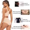 imageMolasus Womens Cotton Underwear High Waisted Full Coverage Ladies Panties Regular ampamp Plus SizeNude5pack