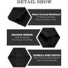 imageMolasus Womens Soft Cotton Briefs Ladies MidHigh Waisted Full Coverage Panties Regular ampamp Plus SizeBlack5pack