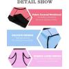 imageMolasus Womens Soft Cotton Briefs Ladies MidHigh Waisted Full Coverage Panties Regular ampamp Plus SizeMulticolor5packa1