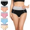 imageMolasus Womens Cotton Underwear Briefs High Waisted Ladies Panties Regular ampamp Plus Size